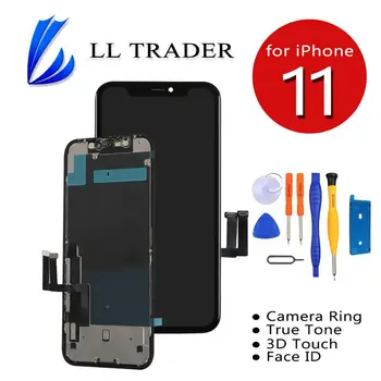 

Assembly LCD Screen for iPhone 11 Touch Screen Replacement Digitizer 3D Touch True Tone LCD Full Assembly Parts Free Tools
