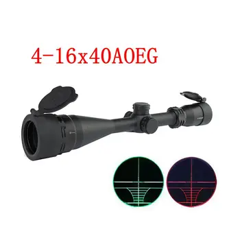 

Airsoft Rifle 4-16X40AOEG Optics Riflescope Red&Green Dot Illuminated Sight Rifle Scope Sniper Gear For Hunting Scope