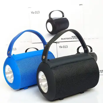 

TWS Wireless Bluetooth Stereo Speaker Portable Mini Loudspeaker With Flashlight Support TF Card Hands Free Call Speakers