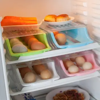 

Refrigerator Drawer-Type Egg Box Storage Tilted Easy Nova Scotia Spacious Multi-Purpose Kitchen Refrigerator Storage Box