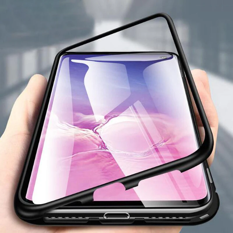 2019 Магнитный адсорбционный металлический чехол для телефона huawei Honor mate 20 10 Lite P20 P30