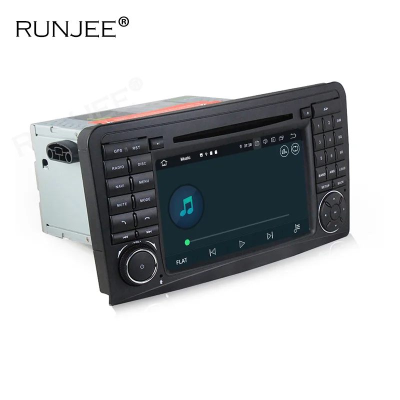 Clearance RUNJEE PX6 RK3399 IPS DSP car multimedia Autoradio for Mercedes Benz ML Series W164 ML GL  SWC Videoutput car dvd 3