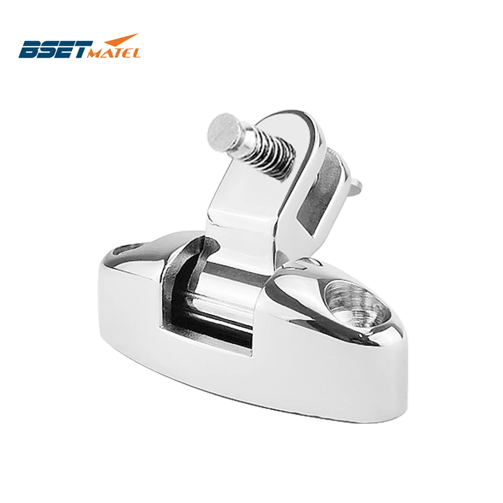 Quick Release Boat Yachting 360°Rotate Deck Hinge Mount 361 Stainless Bimini Top