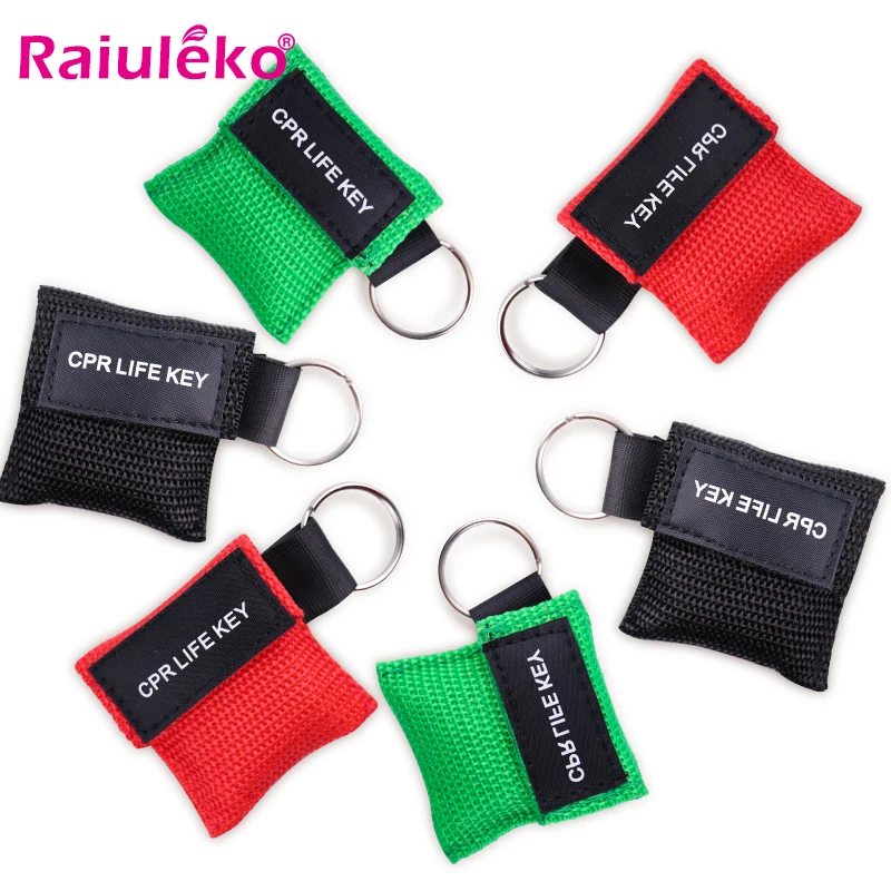 20/30/50pcs CPR Resuscitator Mask Disposable First Aid Skill Training Rescue Face Shield Breathing One-way Valve Tool | Красота и