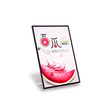

A3 Led menu backlight acrylic menu stand square gift box with led light box