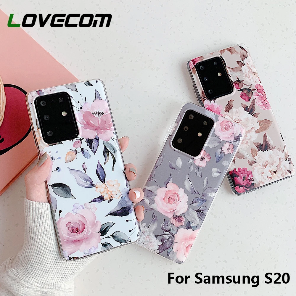 Чехол LOVECOM в стиле ретро для Samsung S20 Plus A50 A51 A40 A70 S8 S9 S10 мягкий чехол IMD телефона