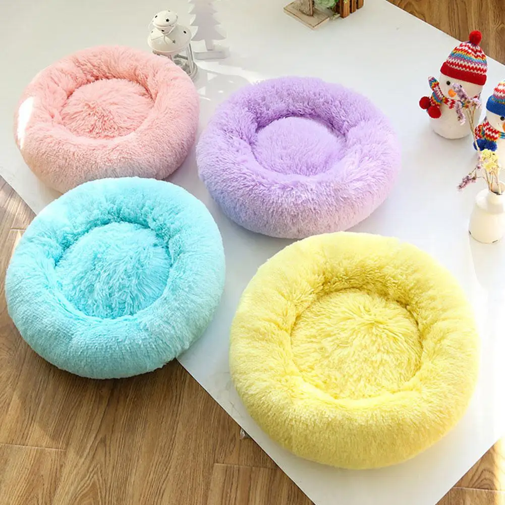 HobbyLane милый круглый спальный коврик для собаки кошки