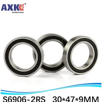 

(1pcs) SUS440C environmental corrosion resistant stainless steel bearings (Rubber seal cover) S6906-2RS 30*47*9 mm