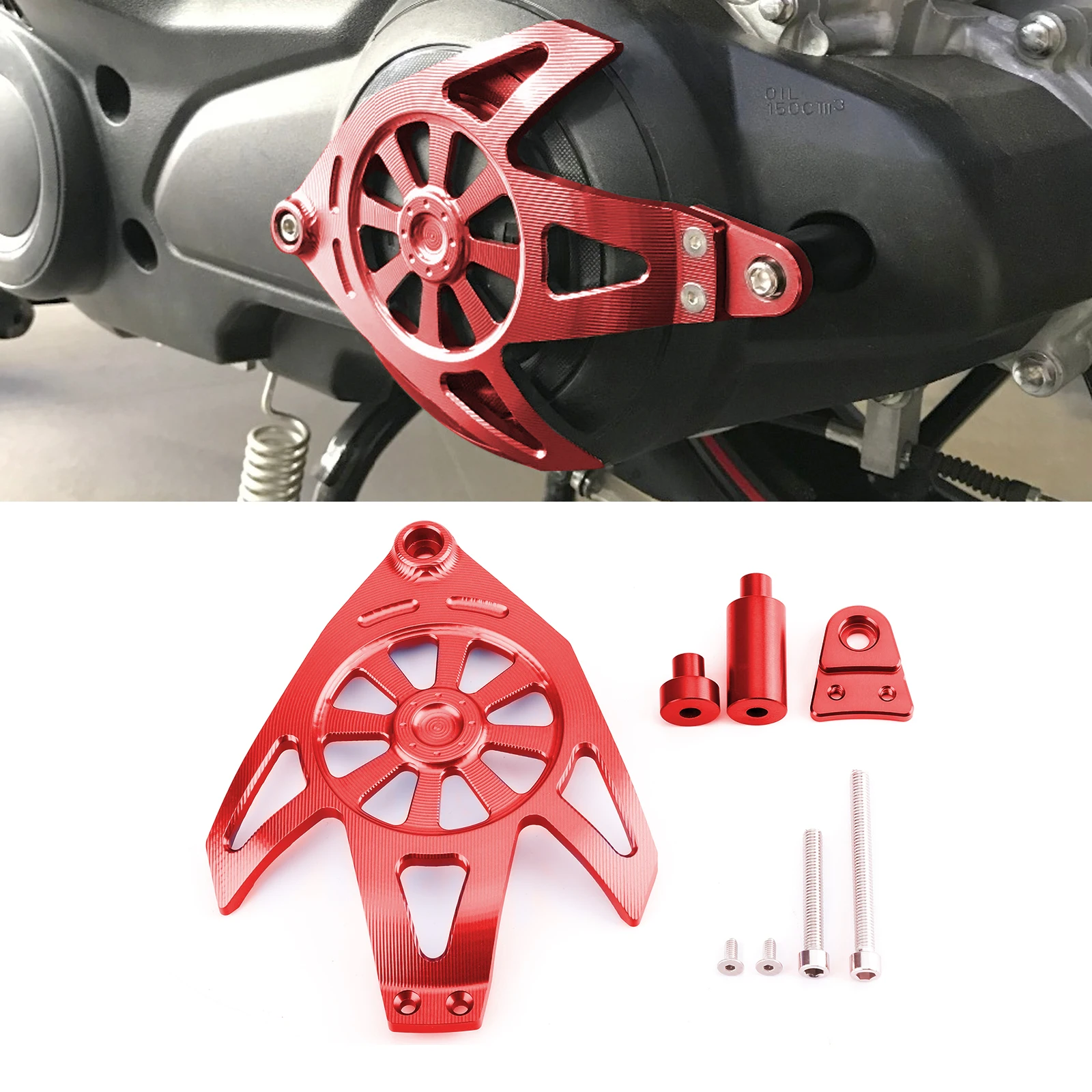 Artudatech Engine Stator Cover Guard Protector For Yamaha Scooter NVX155 Aerox 155 2016 2017 2018 | Автомобили и мотоциклы