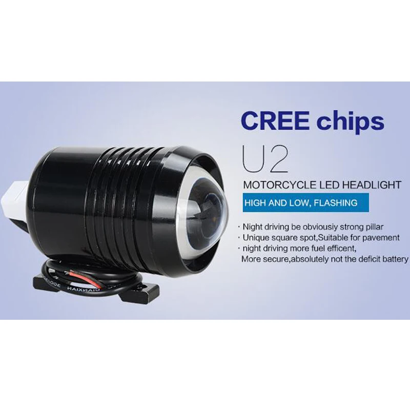 2 шт. водонепроницаемые светодиодсветодиодный фары для мотоцикла 30 Вт|super bright|led