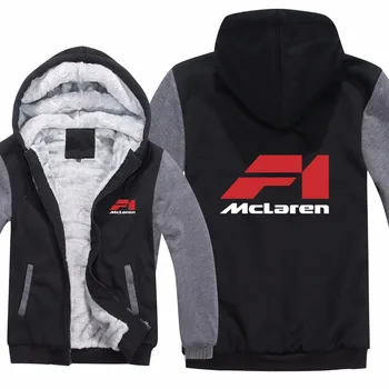 

McLaren Hoodies Jacket Winter Men Casual Wool Liner Fleece McLaren Sweatshirts Pullover Man Coat