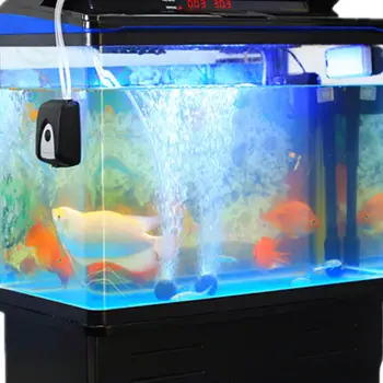 

Aquarium Oxygen Pump Fish Tank Water Pump Solar Powered Oxygenator Aerator Silent Sucker Outdoor Pool Increasing oxygen pump