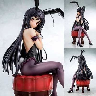 

Anime Bell Fine Accelerated World Black Snow Bunny Ver Garage Kit Model Ornaments