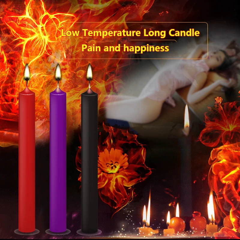 BDSM Drip Candles SM Low Temperature Candle Pain and Happy No Hurt No