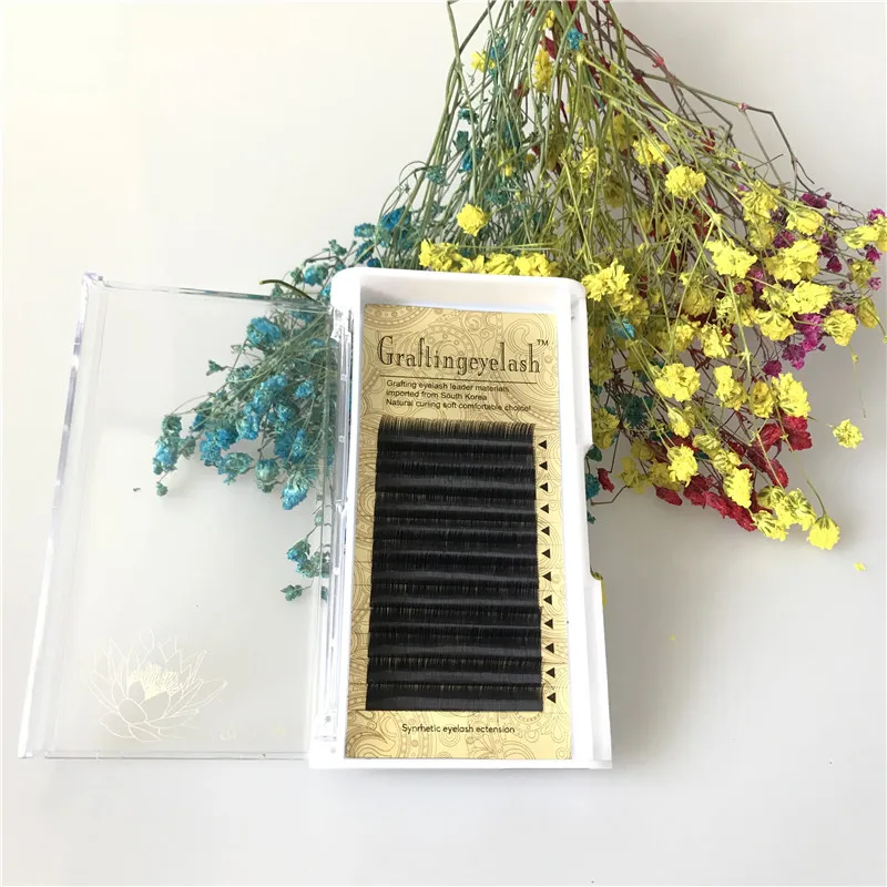 

12 Rows 3d mink lashes bulk supplies fluffy mink eyelashes wholesale natural B/C/D curl lash extensions