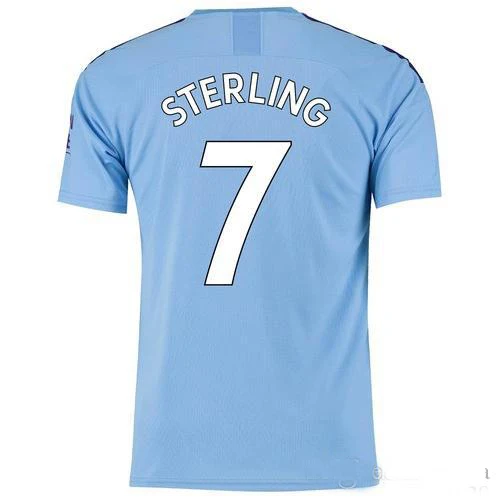 19 20 Горячая Распродажа manchesting город для взрослых Футбол Джерси DE BRUYNE KUN AGUERO G. JESUS SANE Манчестерский город Размер S-4XL Джерси - Цвет: shirt