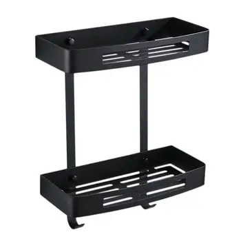 

1 Pc Storage Rack Stainless Steel Heavy Duty Wall Mounted Organizer Storage Rack For Washroom Shower Bathroom