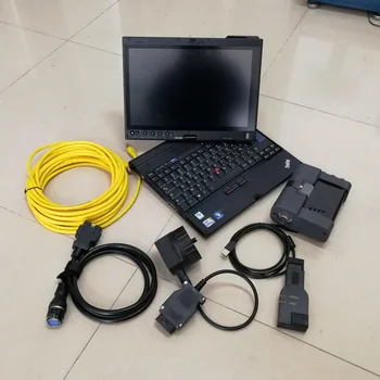 

For BMW ICOM A2 A+B+C Auto diagnostic tool with used x200t 4g laptop harddisk V03/2020 ready to work