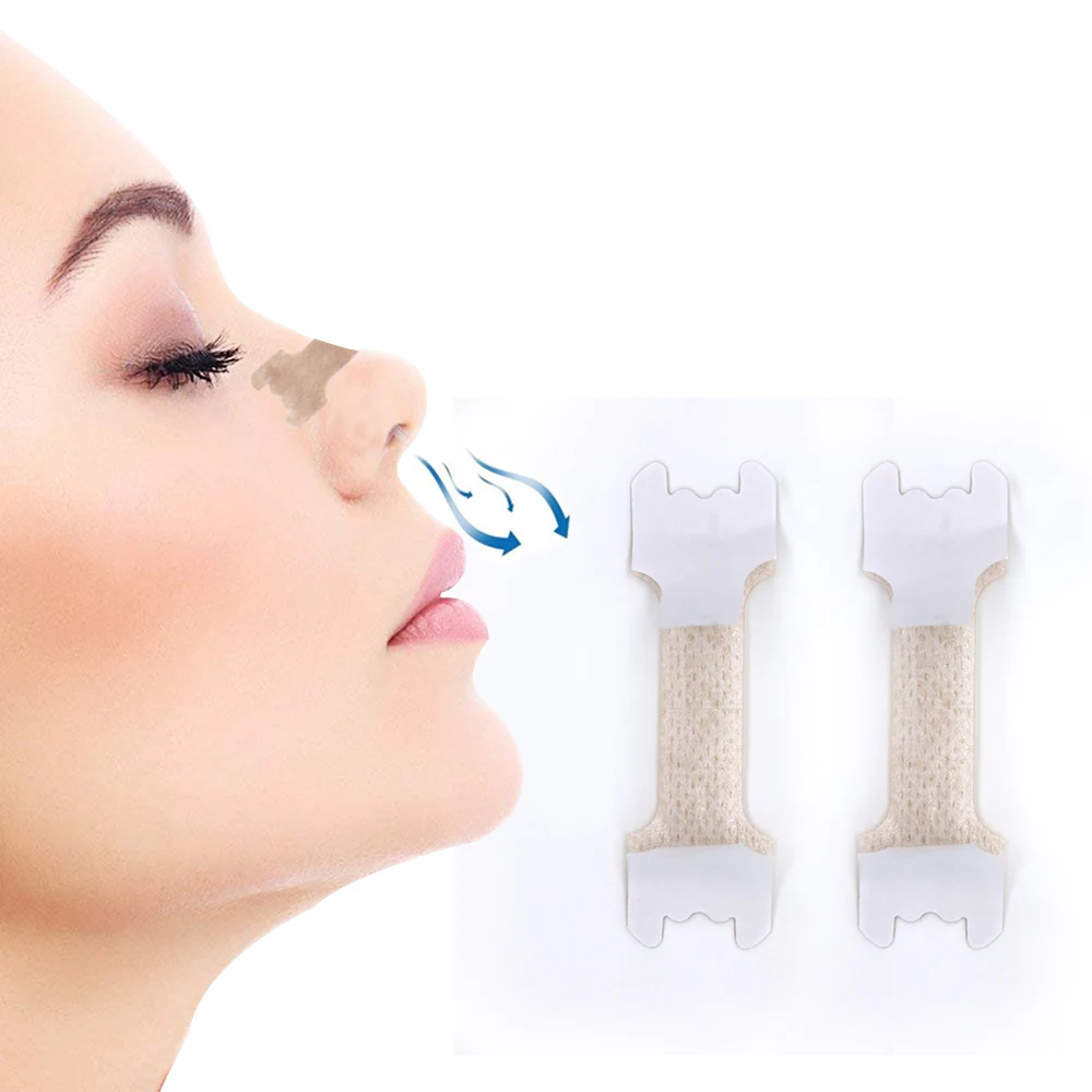 Полоски для носа против храпа 100 шт./лот (66x19 мм)|snore stopper|better breath nasal stripsbreathe right strips |