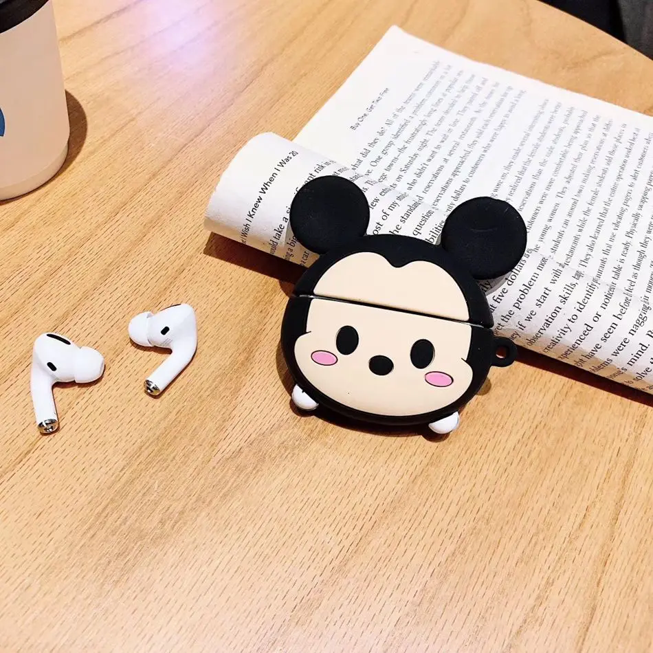 1242A Чехол для наушников для Airpods Pro Чехол силиконовый милый поросенок кактус медведь Мультяшные наушники/Earpods чехол для Apple Air pods Pro 3 чехол s - Цвет: 1242A