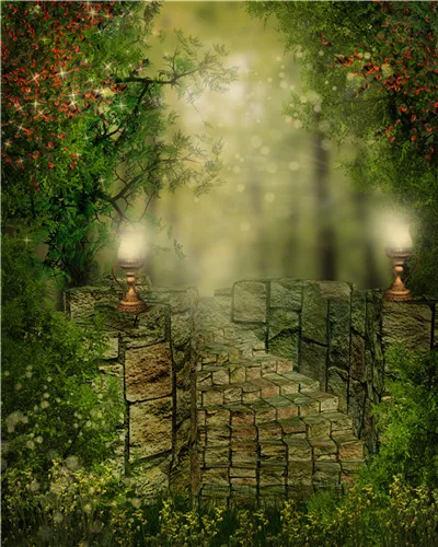 

SHENGYONGBAO Vinyl Custom Fairy Tale Photography Backdrops Props Children and baby theme Photo Studio Background 20702-23