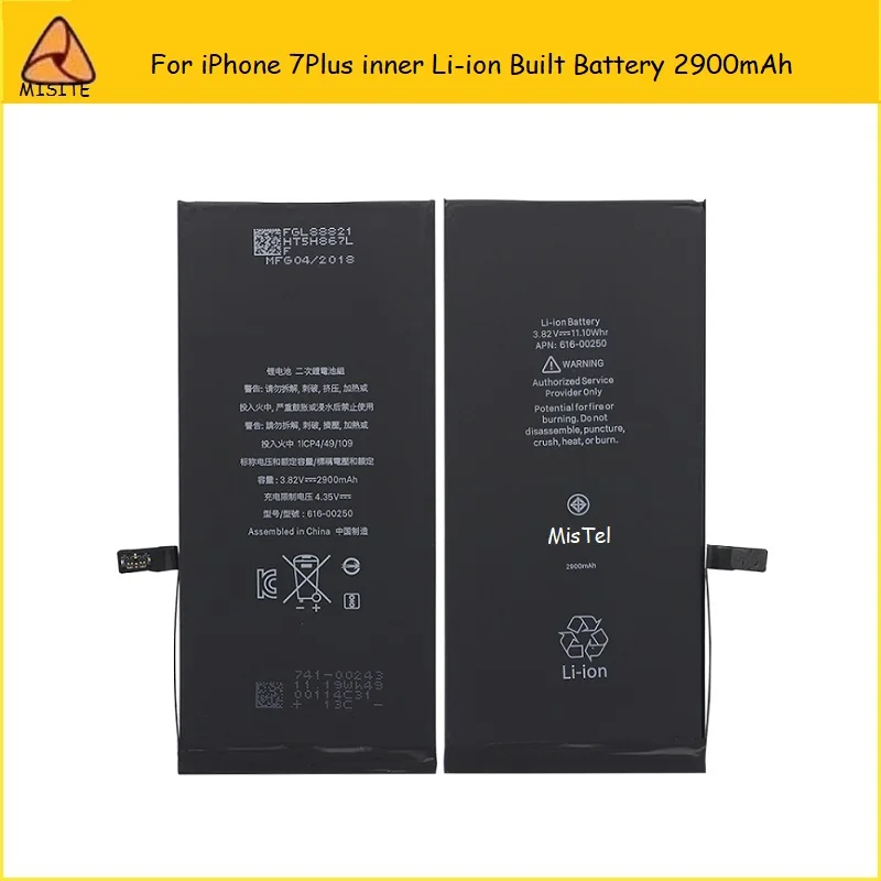 1Pc New Tested Phone Battery For iPhone 7 Plus 7G 6 6s Plus 6G 6P 5S