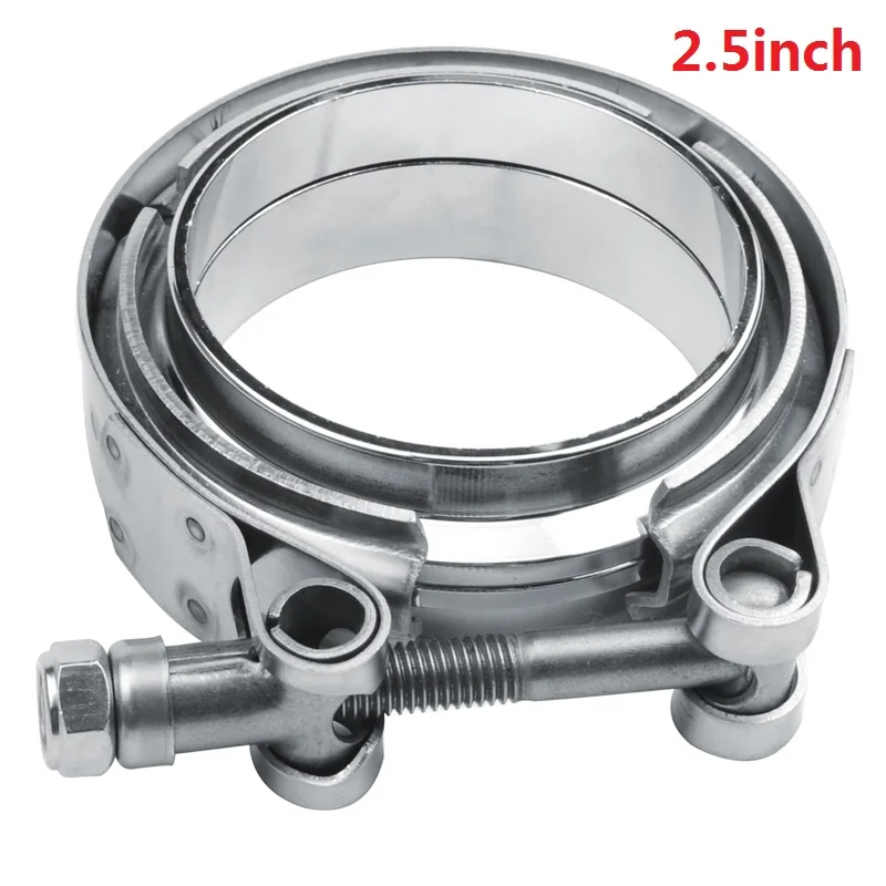 

ESPEEDER 2.5 Inch 63mm Male/Female V-Band Clamp Flange Kit Turbo Downpipe Wastegate V-band Turbo Exhaust Pipes Car Accessories