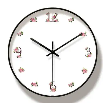 

Nordic Modern Simple Clock Wall Clock Living Room Creative Fashionist Metal Wall Clock