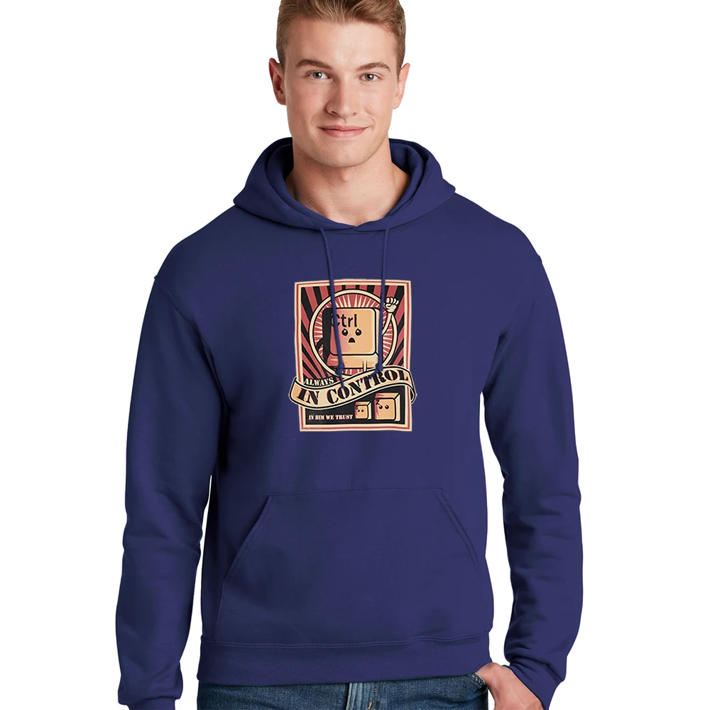 

Retro Cute Keyboard Pattern In Control Printing Autumn New Men's Pullover Oversize Casual Male Hoody Korean Retro Man Hoodies