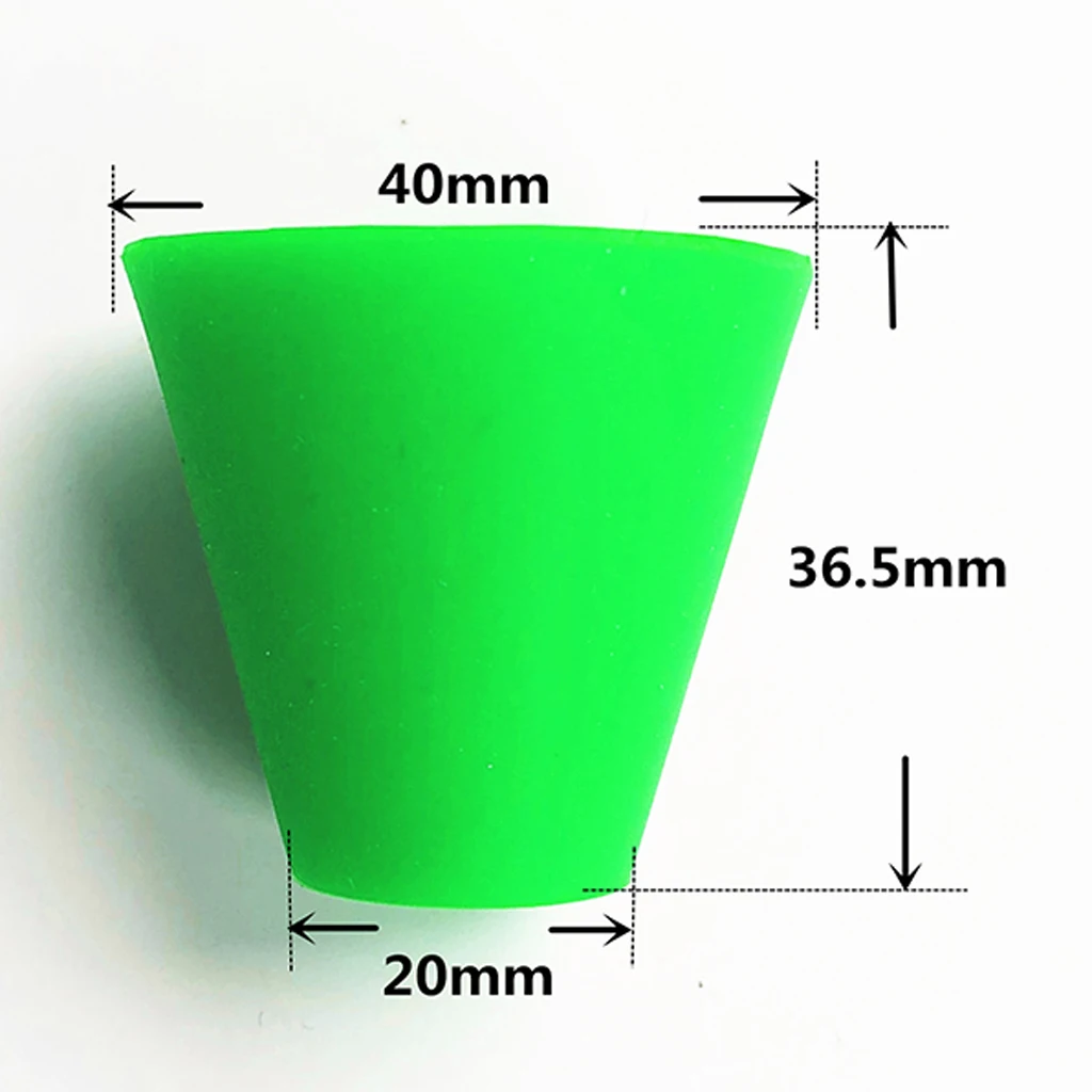 4 Pieces Premium Green Rubber Kayak Marine Boat Scupper Plugs Kit Universal Fits 3/4'' to 1.5'' Holes