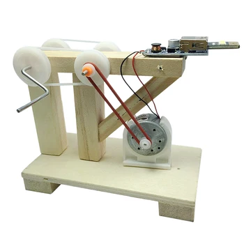 

DIY Assemble Toys Science Physical Experiment Kits Dynamo Generator Model Wood Invention Children Creative Educational Toys