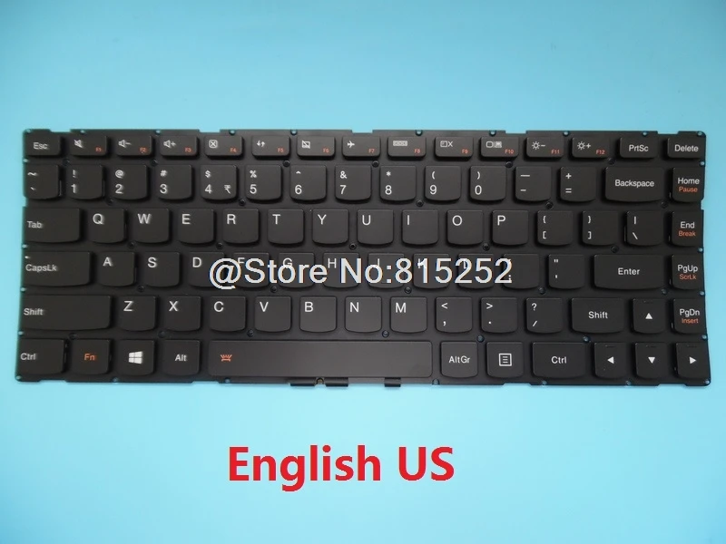 Клавиатура для Lenovo YOGA 500-14IBD 500-14IHW 500-14 FLEX 3-14 английский Американский Турция TR Arabia AR