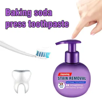 

220g Toothpaste Whitening Teeth Stain Removal Whitening Toothpaste Soda Soda Blueberry Passion Toothpaste Baking Fruit Z4M6