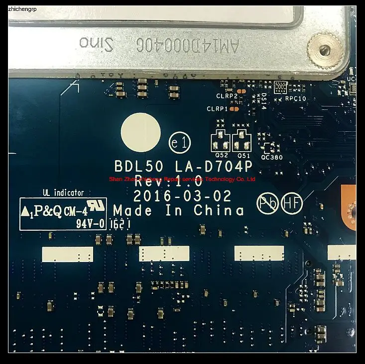 Для ноутбука hp павильон 15-AY BDL50 LA-D704P i7-6500U DDR4 854934-601 UMA интегрированная 858868-601 Дискретная графическая материнская плата