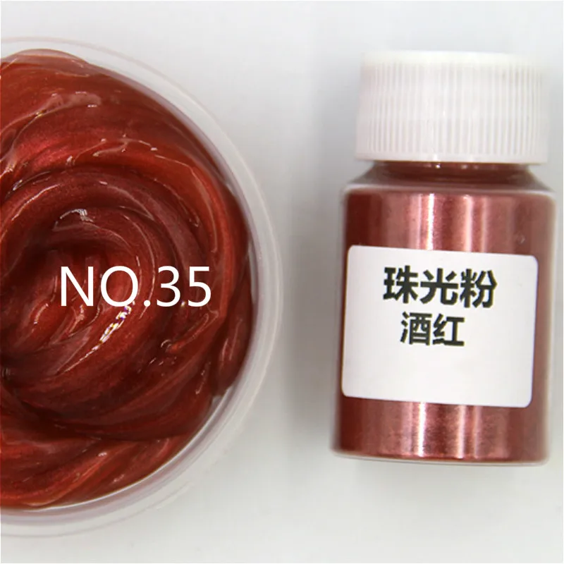 Diy Handmade Pearlescent Mica Powder Epoxy Resin Dye Pearl Pigment Resin Glue Pigments Material Crystal Mold
