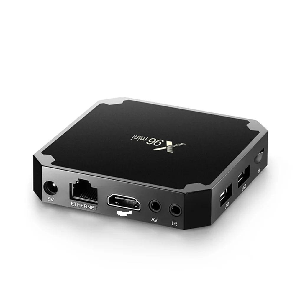 Американская версия 10 шт./коробка Android 7 1 4K HD IPTV телеприставка Amlogic S905w X96 mini 2 Гб 16