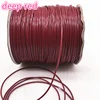 10M Dia 1.0 /1.5mm Waxed Cotton Cord Waxed Thread Cord String Strap Necklace Rope Bead For Jewelry Making DIY Bracelet ► Photo 3/6