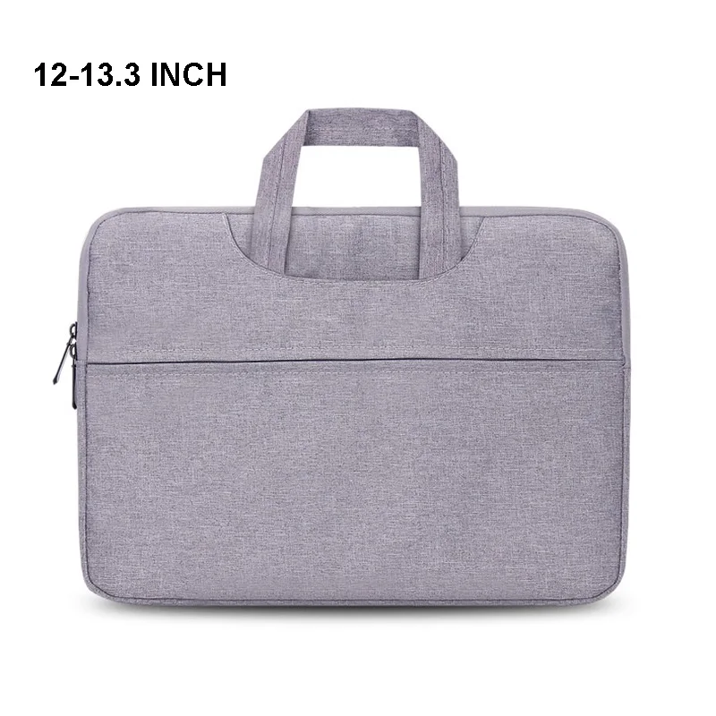 Jenyd сумка для ноутбука для мужчин и женщин подходит для 15,6 дюймового ноутбука, водонепроницаемый портфель для ноутбука сумка для переноски Чехол - Цвет: Gray 12-13.3 INCH