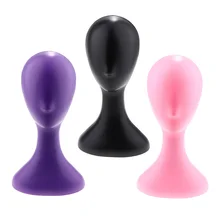 1 шт., Женский абстрактный манекен Egghead, голова манекена, модель головы с длинной шеей, парик, волосы, шапка, стенд