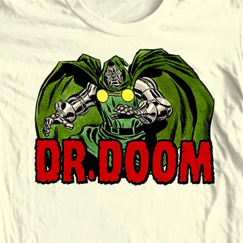 

Dr Doom T-Shirt retro Bronze Age Comics super hero cotton graphic New Unisex Funny Tops Tee Shirt