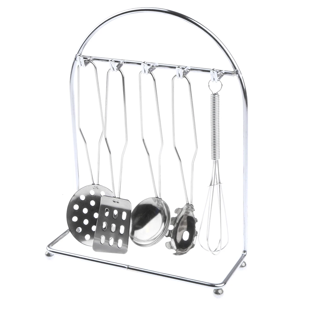 Kids Kitchen Utensil Playset A (6pcs, Stainless Steel) for Children Pretend Play Chef Cooking Kids Kitchen Utensil Playset A (6pcs, Stainless Steel) for Children Pretend Play Chef Cooking