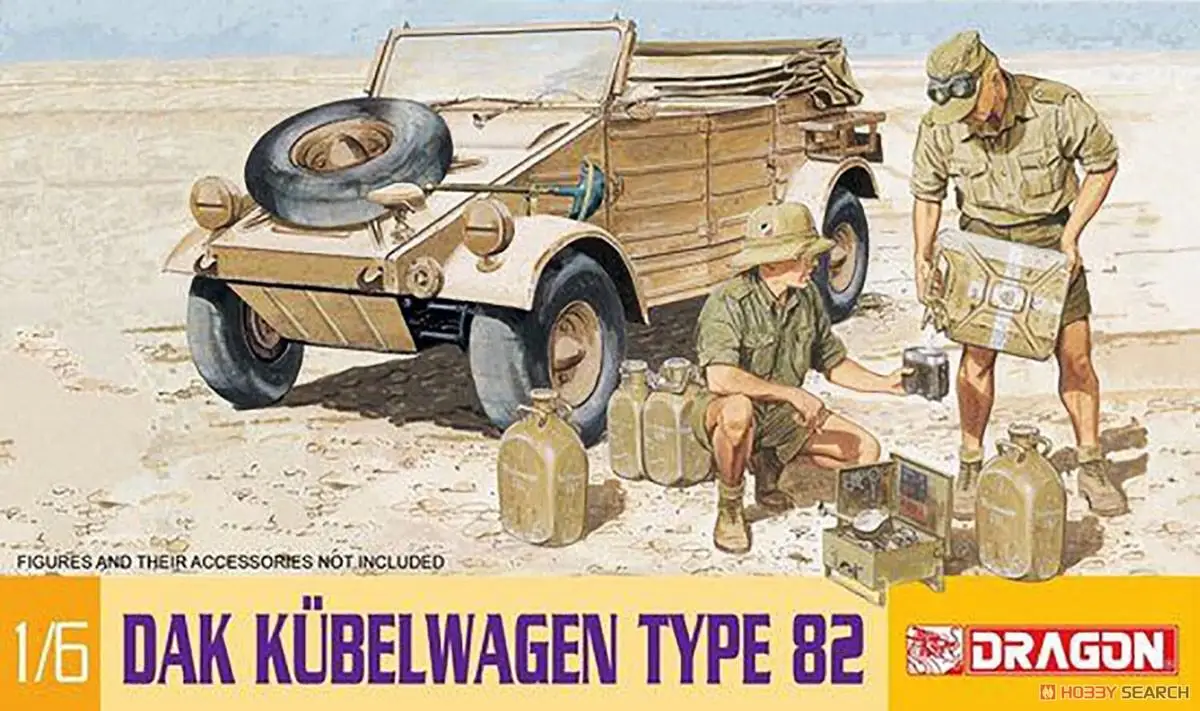 

DRAGON 75021 1/6 German African Legion Cubelwagen Type 82 Balloon Tire Specification