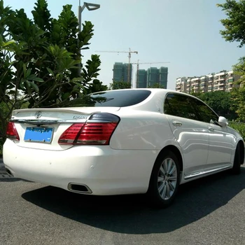 

UBUYUWANT For Toyota Crown 2013 2014 Car Rear Trunk Spoiler High Quality ABS Material Primer Color Car Tail Wing Decoration