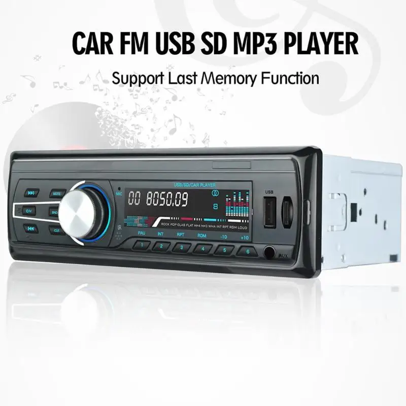 SWM Универсальный M-JQ1583C 12 в 1 Din автомобиль в тире стерео аудио USB FM радио Bluetooth Hands-free головное устройство MP3 музыкальный плеер