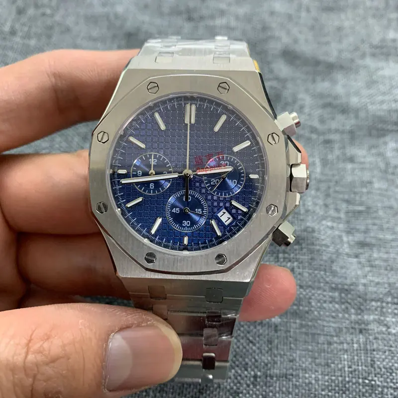 

VK63 Chronograph 41mm Luxury Sterile dial Watches Men Stainless Steel Waterproof Luminous Multifunctional quartz Watch Men