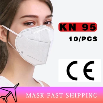 

kn95 Face Masks Dust Respirator KN95 Mouth Maskspm2.5 Adaptable Against Pollution Breathable Mask Filter Fast shipping 5