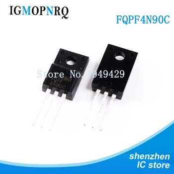 

10PCS FQPF4N90C TO-220 4N90C 4N90 MOSFET 900V N-Ch Q-FET advance C-Series New original free shipping