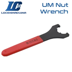 Electroplating Material Rubber Covered ER UM Nut Spanner ER16UM ER20UM ER25UM ER32UM ER40UM ER50UM Wrench for CNC Machine Tool