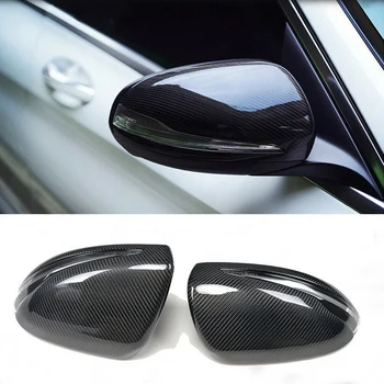 

for Mercedes-Benz W205 W213 X253 ABS Carbon Fiber Replacement Side Mirror Covers Wing Mirror Covers Caps