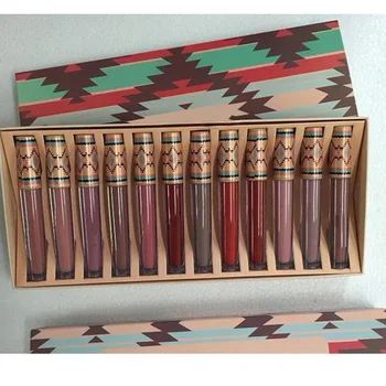 

2018 Hot Makeup Matte Lipsticks 12 colors Lipstick Don't Rub off Lip Gloss Matte Natural Long Lasting Liquid lipstick